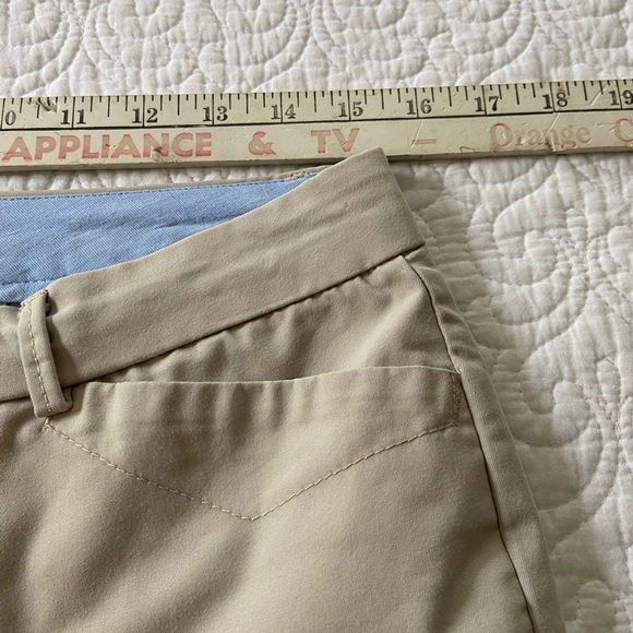 Dockers Khaki Wide Leg Cropped Tan Pants Mid Rise Size 8 - Picture 10 of 13